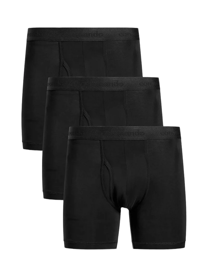 Commando Men's Micro Modal Relaxed-Fit Boxer Brief 3-Pack
