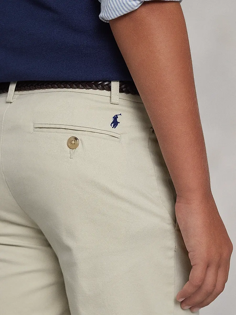 Polo Ralph Lauren Boy's Little Boy's Straight-Fit Stretch Twill Shorts | Thumbnail 3 Polo Ralph Lauren Boy's Little Boy's Straight-Fit Stretch Twill Shorts | Thumbnail 3