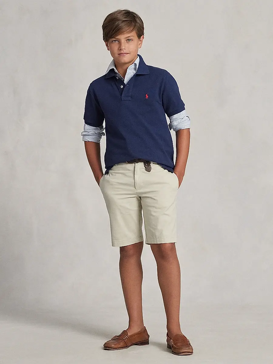 Polo Ralph Lauren Boy's Little Boy's Straight-Fit Stretch Twill Shorts | Thumbnail 4 Polo Ralph Lauren Boy's Little Boy's Straight-Fit Stretch Twill Shorts | Thumbnail 4