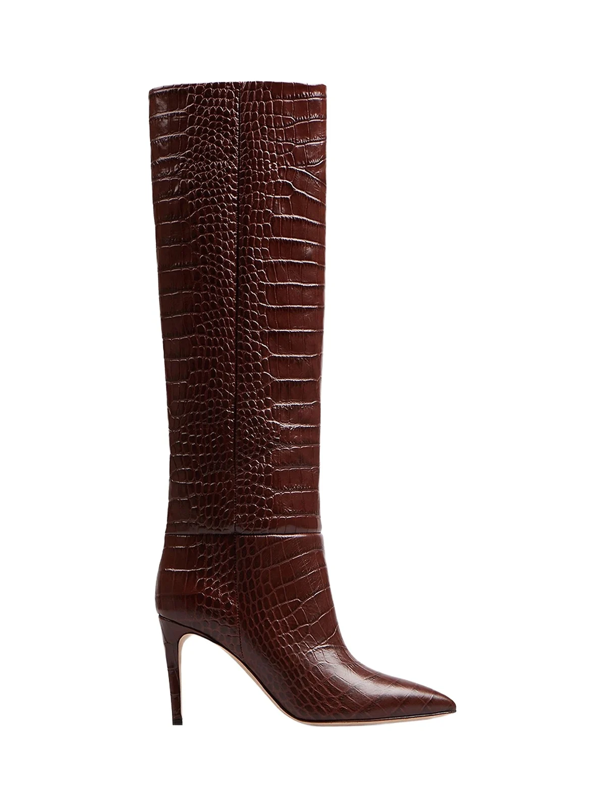 Women's Stiletto 85MM Crocodile-Embossed Leather Boots Women's Stiletto 85MM Crocodile-Embossed Leather Boots
