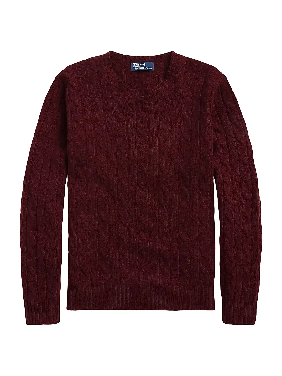 Polo Ralph Lauren Men's Cashmere Cable-Knit Sweater