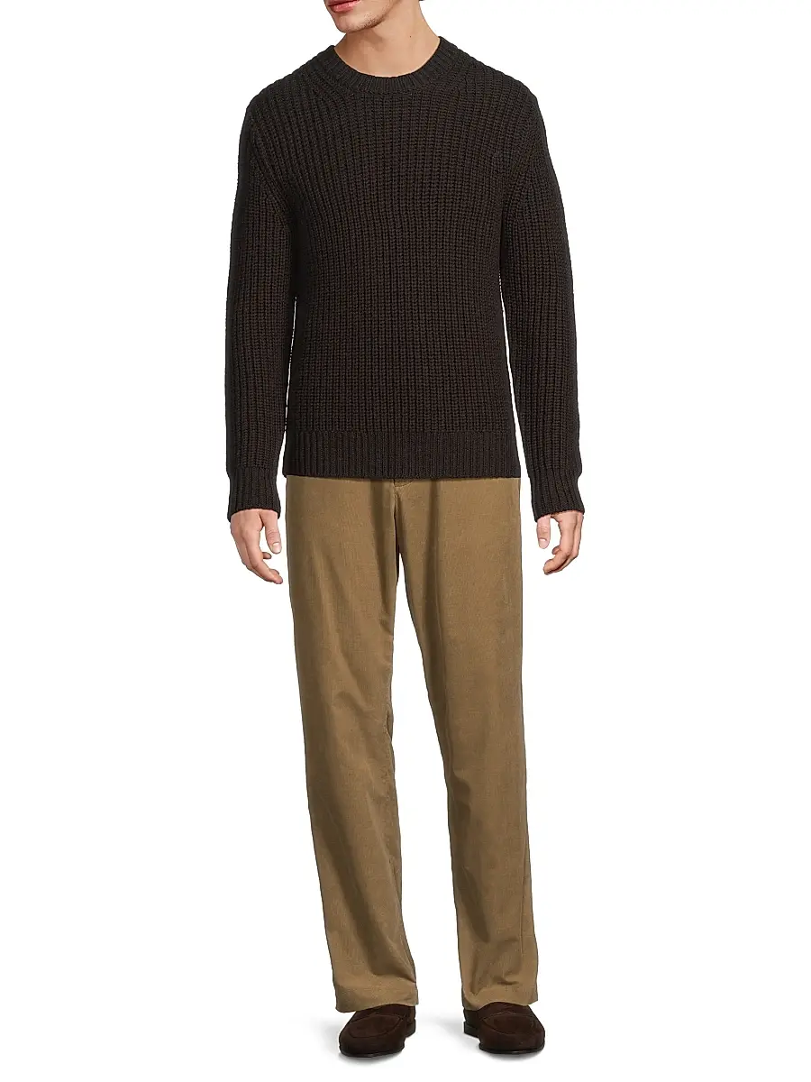 Vince Men's Utility Shaker Crewneck Sweater | Thumbnail 2 Vince Men's Utility Shaker Crewneck Sweater | Thumbnail 2