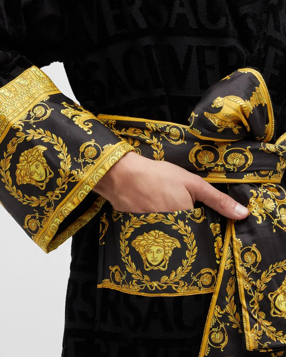 Versace Unisex Barocco Sleeve Robe | Thumbnail 5 Versace Unisex Barocco Sleeve Robe | Thumbnail 5