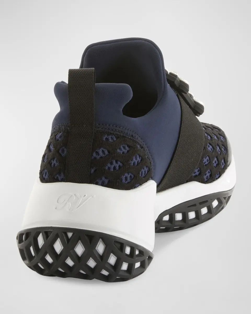 Roger Vivier Running Strass Buckle Stretch Sneakers | Thumbnail 4 Roger Vivier Running Strass Buckle Stretch Sneakers | Thumbnail 4