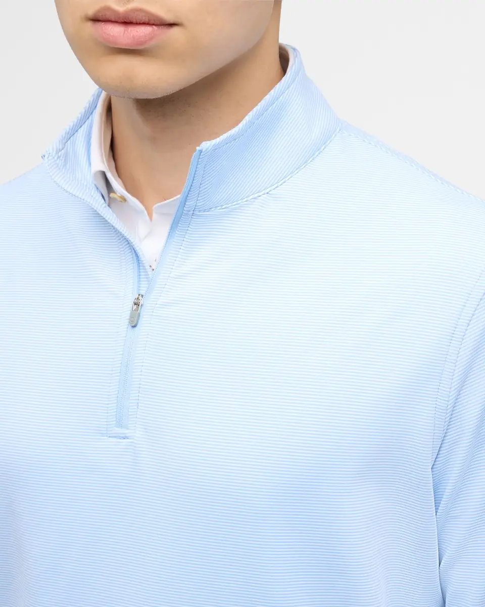 Peter Millar Men's Perth Micro-Stripe Half-Zip Sweater | Thumbnail 5 Peter Millar Men's Perth Micro-Stripe Half-Zip Sweater | Thumbnail 5