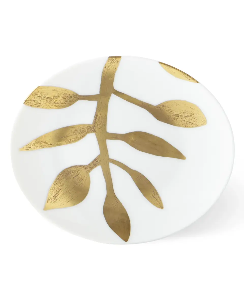 Haviland & Parlon Daphne White Gold-Leaf Bread Butter Plate | Thumbnail 2