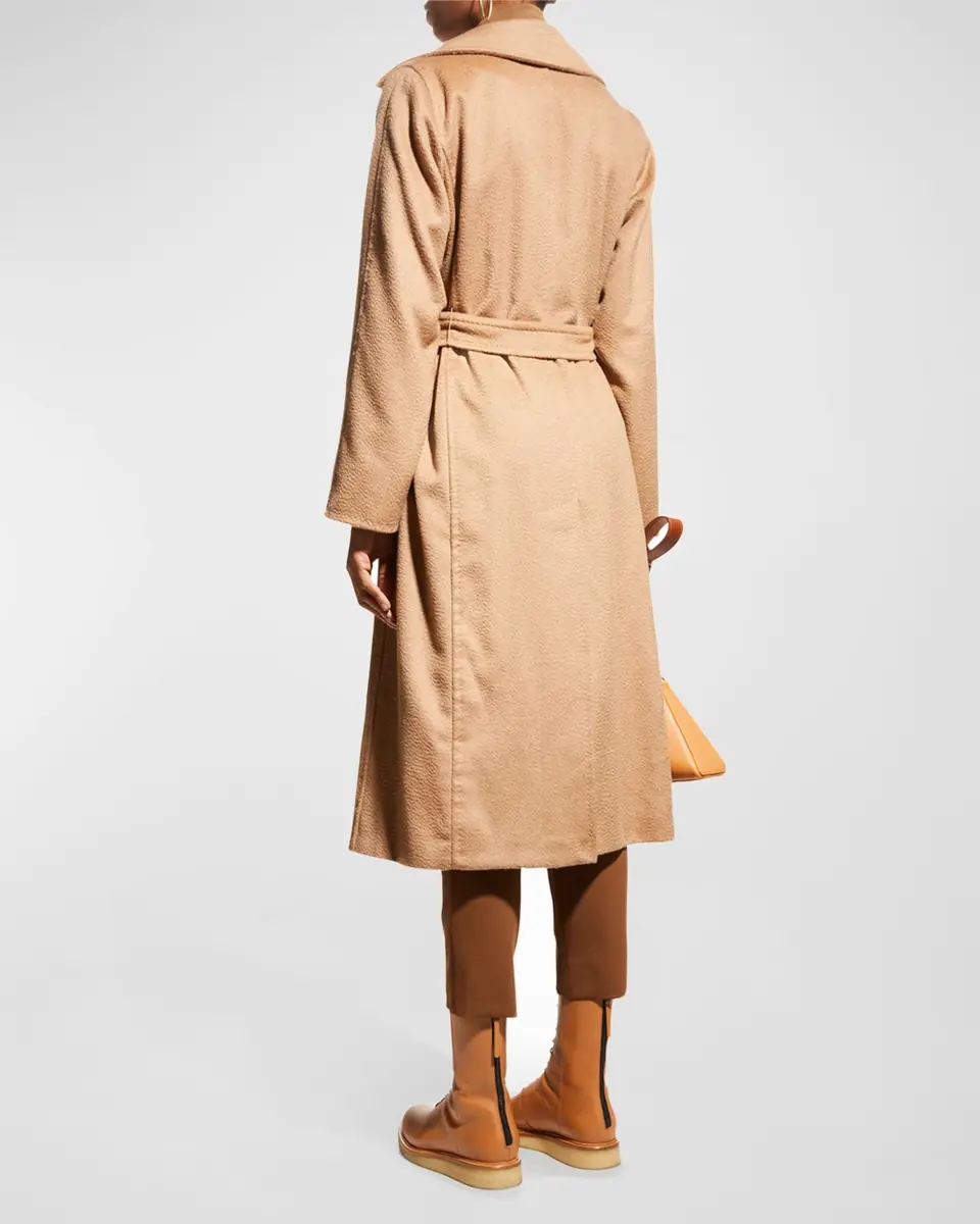 Max Mara Manuela Belted Camel Hair Coat | Thumbnail 4 Max Mara Manuela Belted Camel Hair Coat | Thumbnail 4