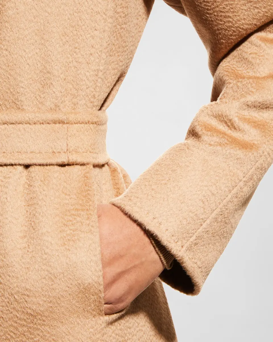 Max Mara Manuela Belted Camel Hair Coat | Thumbnail 5 Max Mara Manuela Belted Camel Hair Coat | Thumbnail 5