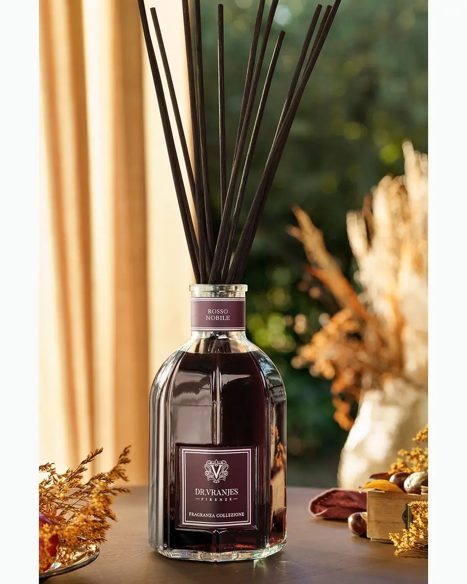 DR. VRANJES FIRENZE 85 oz. Rosso Nobile Vase Glass Bottle Collection Fragrance | Thumbnail 2