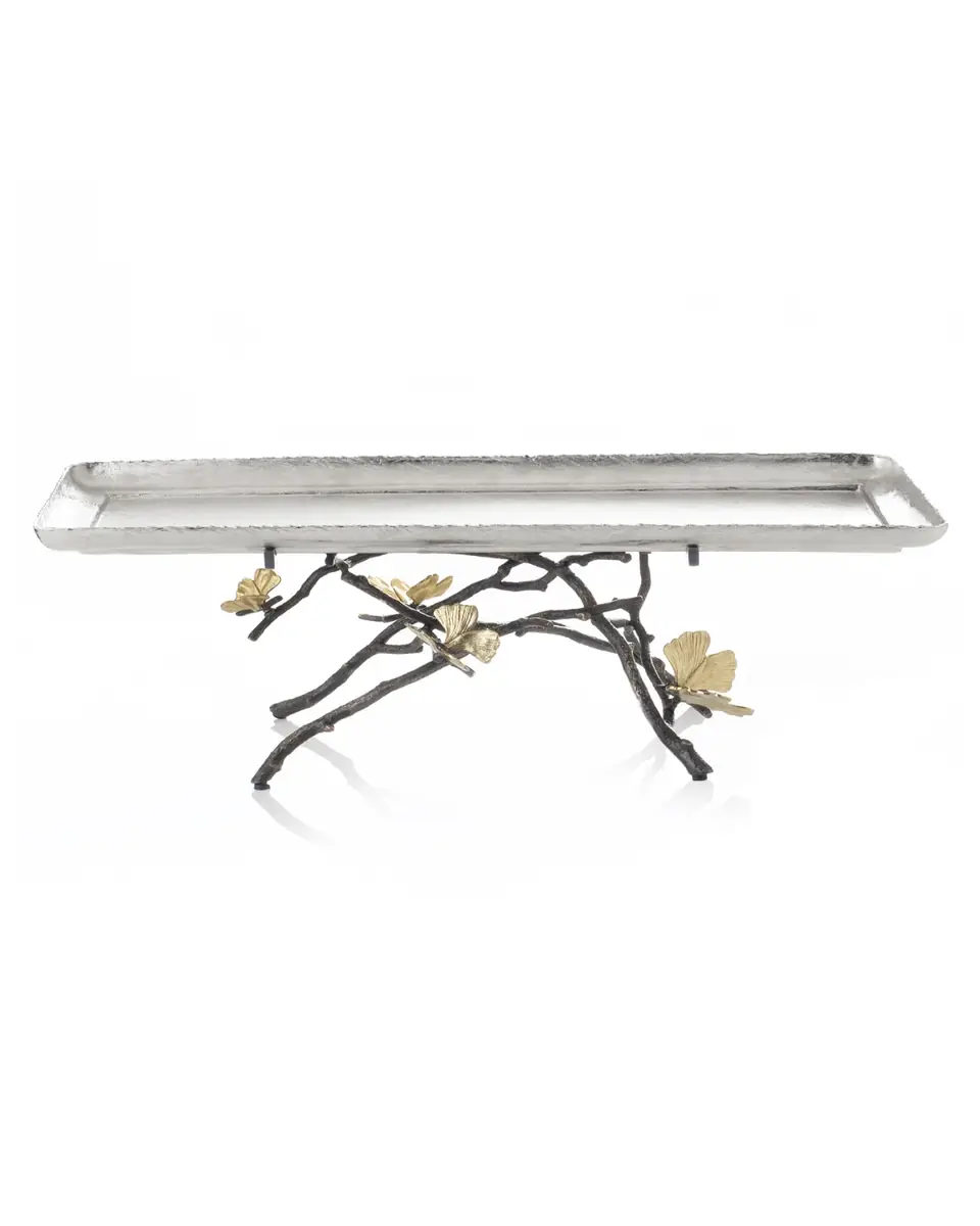 Michael Aram Butterfly Ginkgo Footed Centerpiece Tray | Thumbnail 2 Michael Aram Butterfly Ginkgo Footed Centerpiece Tray | Thumbnail 2