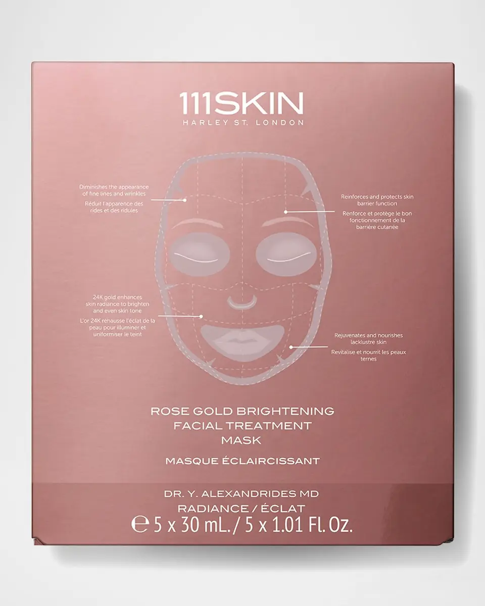 111SKIN Rose Gold Brightening Facial Treatment Mask Box, 5 Count | Thumbnail 2 111SKIN Rose Gold Brightening Facial Treatment Mask Box, 5 Count | Thumbnail 2