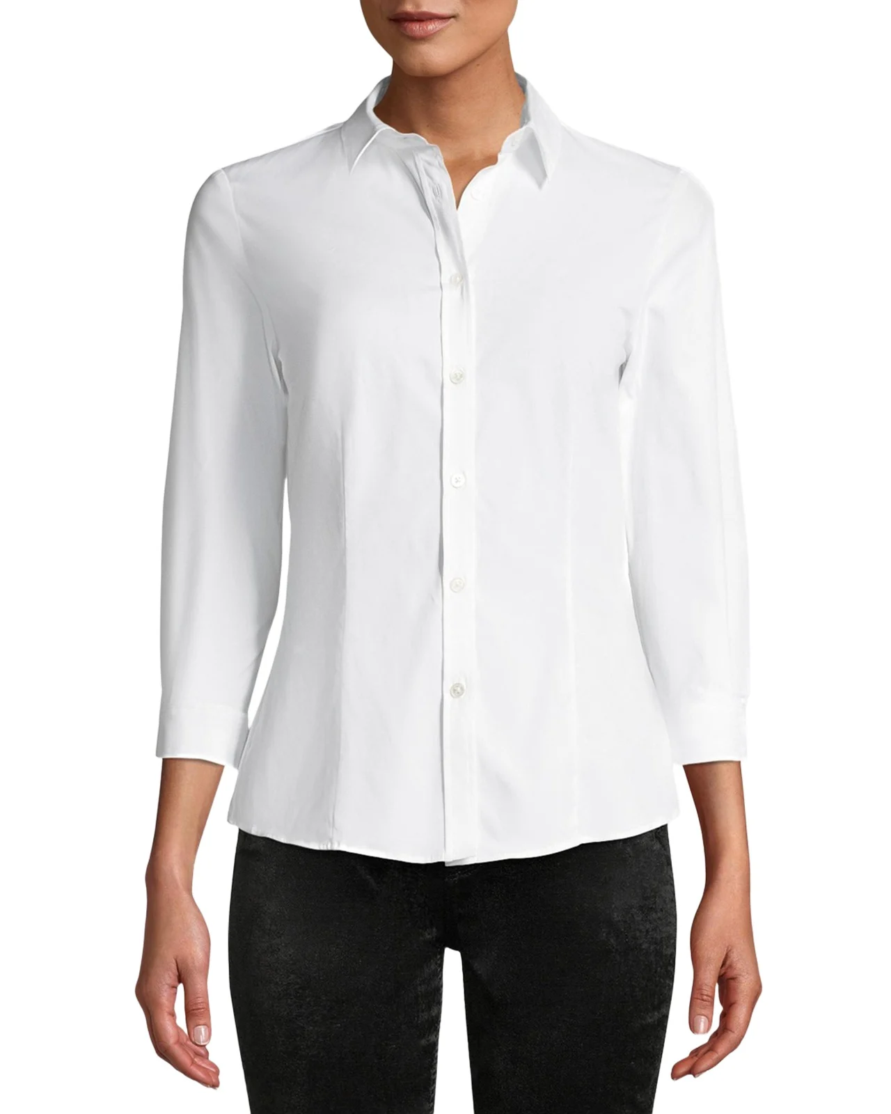 Classic Cotton Button-Front Shirt Classic Cotton Button-Front Shirt