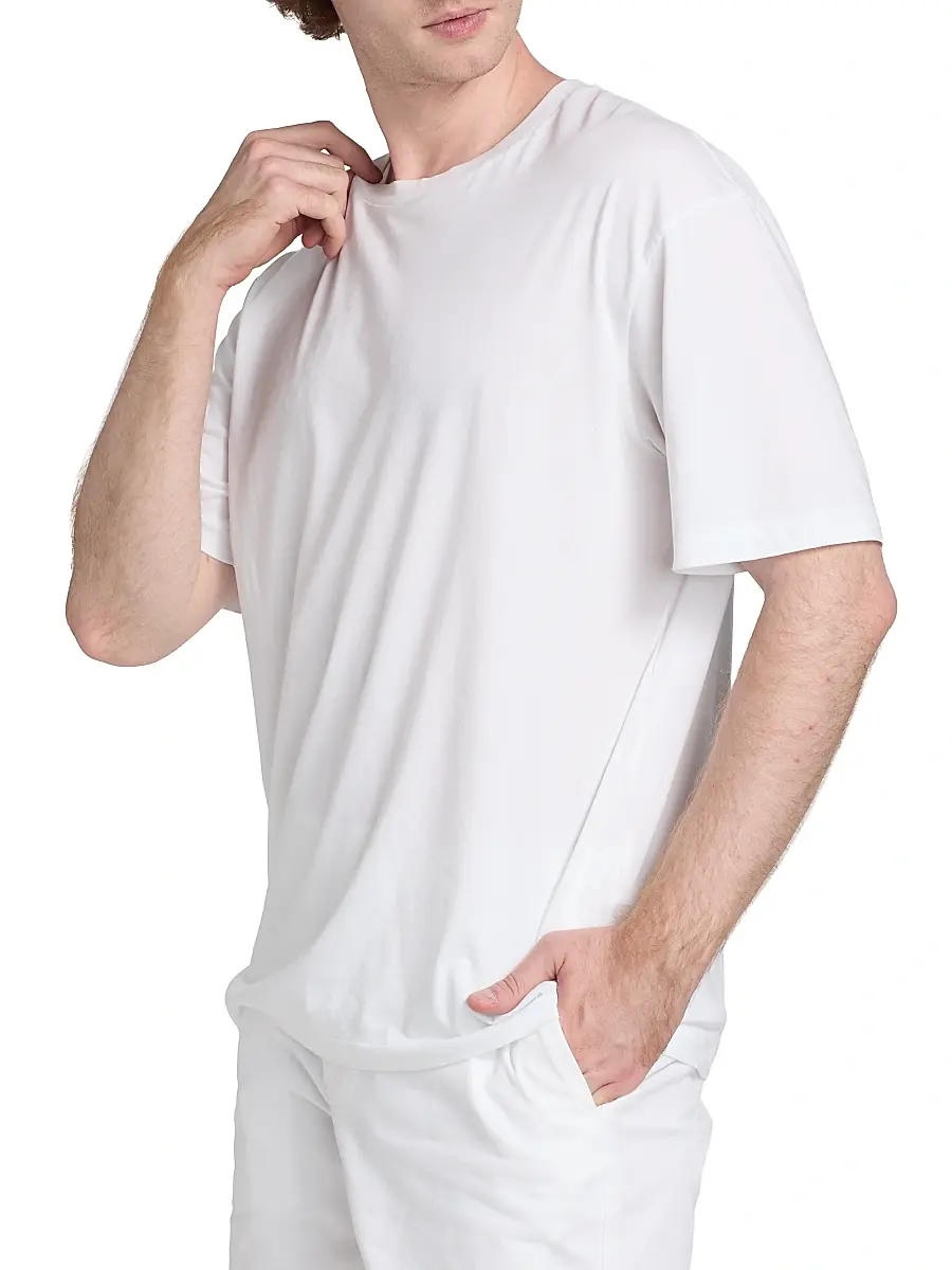 Frame Men's Light Cotton T-Shirt | Thumbnail 4 Frame Men's Light Cotton T-Shirt | Thumbnail 4