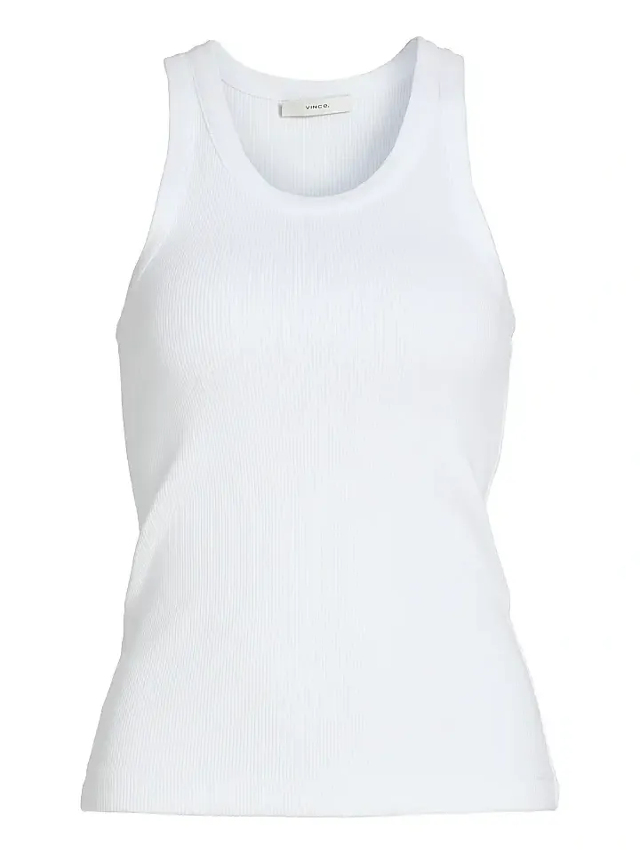 Women's Scoopneck Cotton-Blend Tank