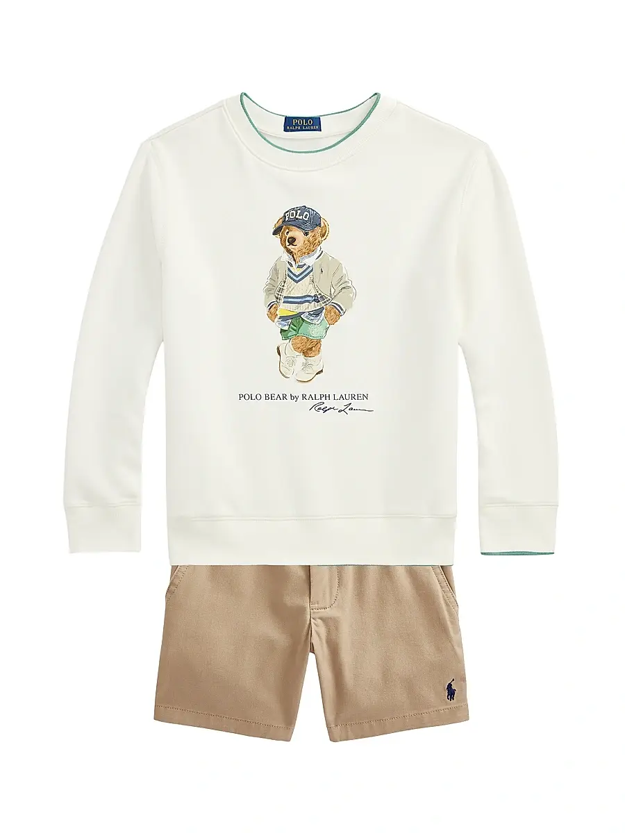 Polo Ralph Lauren Boy's Little Boy's & Boy's Cotton Flat Front Shorts | Thumbnail 5 Polo Ralph Lauren Boy's Little Boy's & Boy's Cotton Flat Front Shorts | Thumbnail 5
