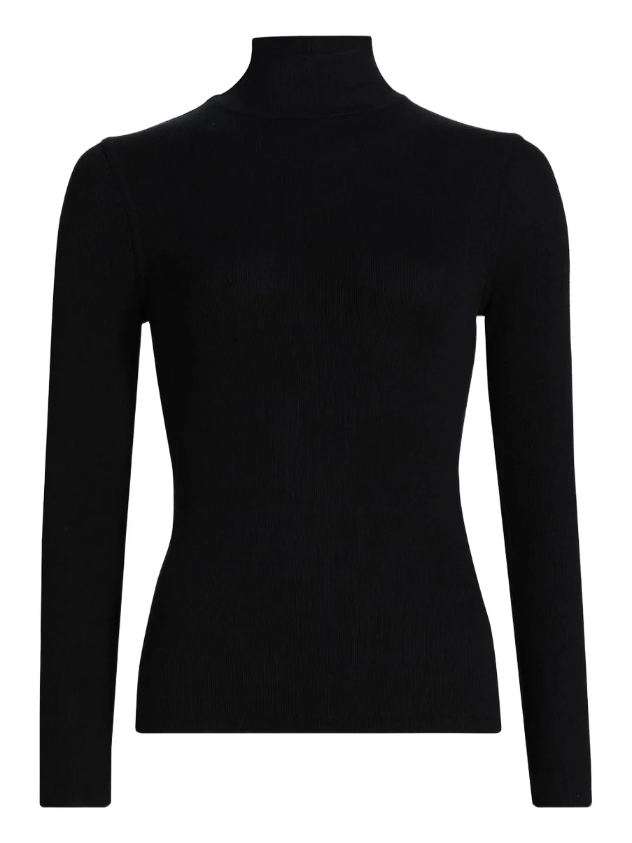 Frame Women's Fine Rib-Knit Turtleneck