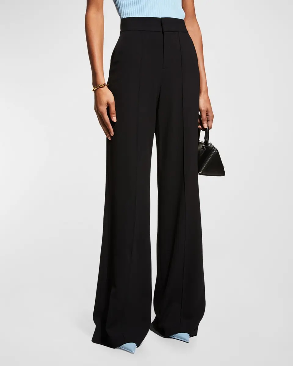 Alice + Olivia Dylan High-Waist Wide-Leg Pants | Thumbnail 4 Alice + Olivia Dylan High-Waist Wide-Leg Pants | Thumbnail 4