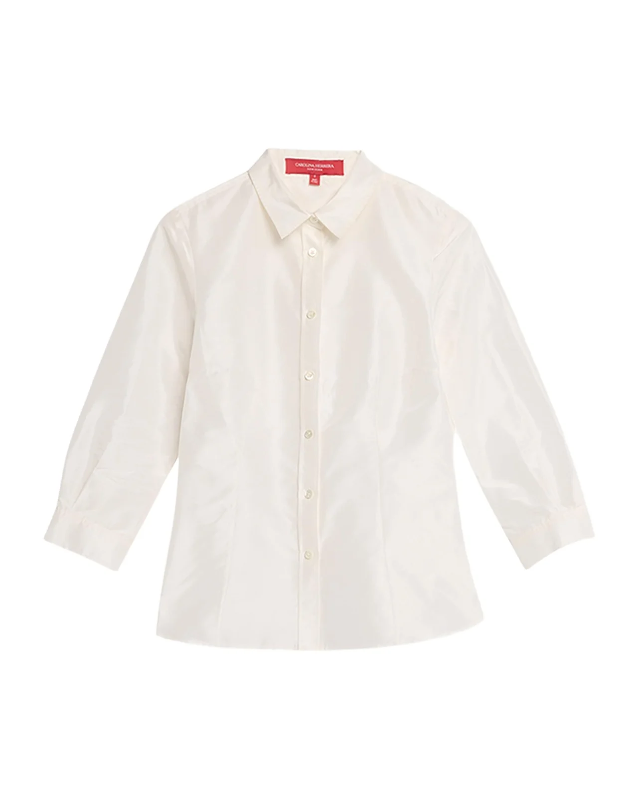Taffeta Button-Front Shirt Taffeta Button-Front Shirt