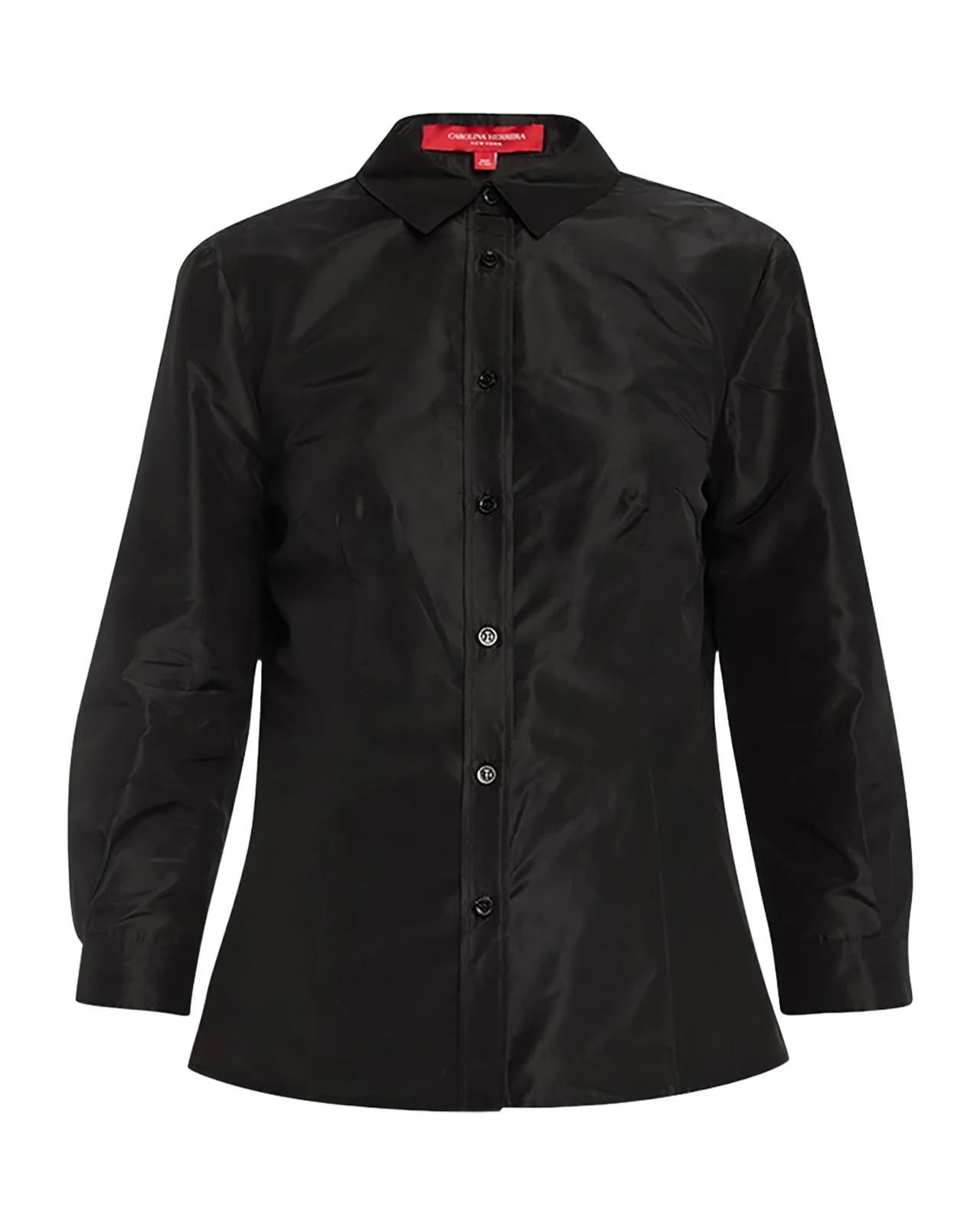 Taffeta Button-Front Shirt Taffeta Button-Front Shirt