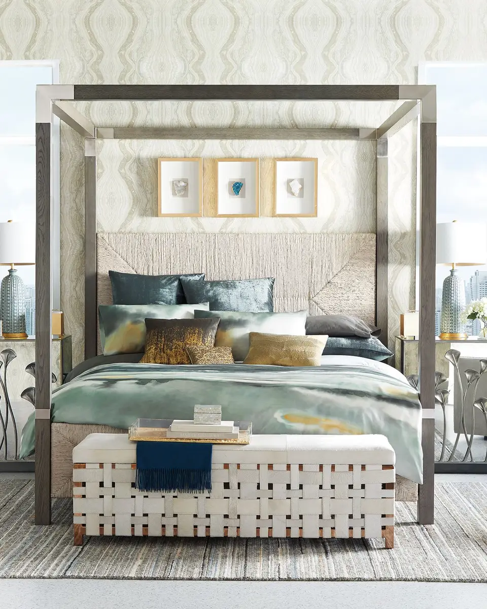 Arteriors Ellis Hair Hide Bench | Thumbnail 3