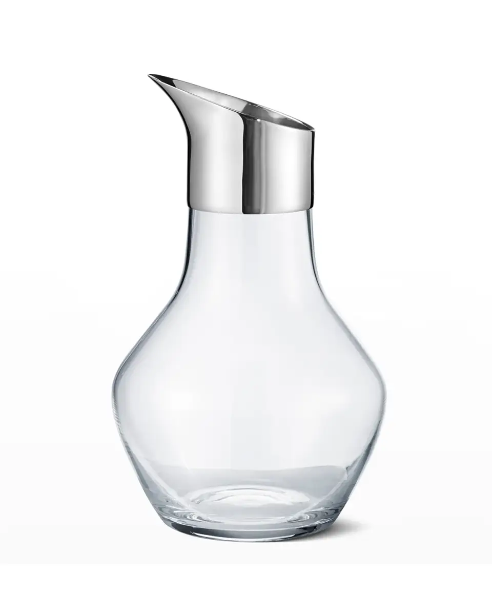 Georg Jensen Sky Glass & Stainless Steel Water Pitcher | Thumbnail 2