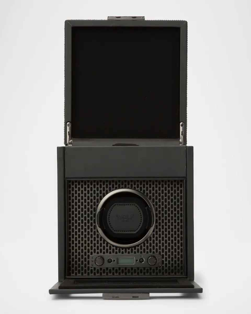 Wolf Axis Single Watch Winder with Storage | Thumbnail 3 Wolf Axis Single Watch Winder with Storage | Thumbnail 3