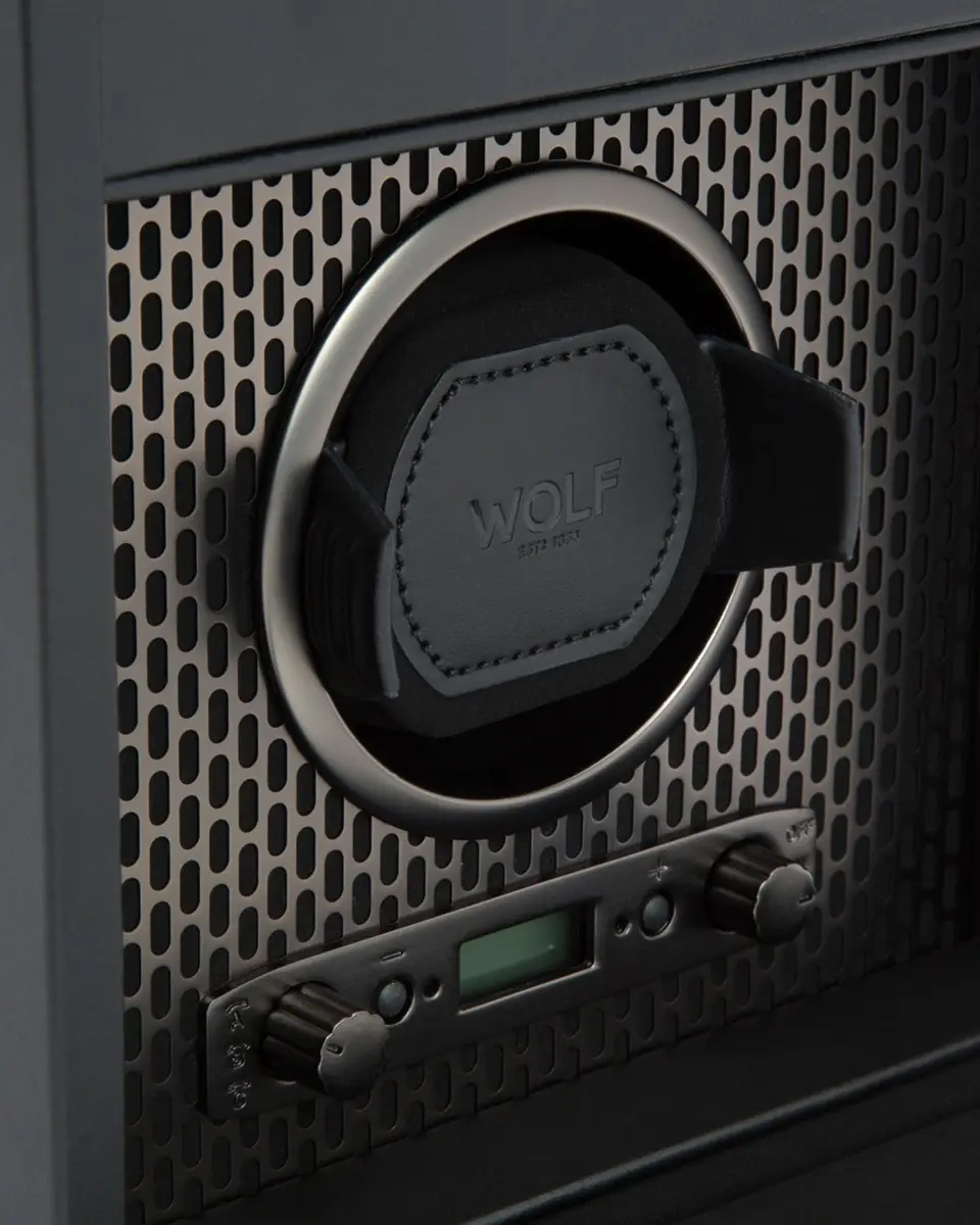 Wolf Axis Single Watch Winder with Storage | Thumbnail 5 Wolf Axis Single Watch Winder with Storage | Thumbnail 5