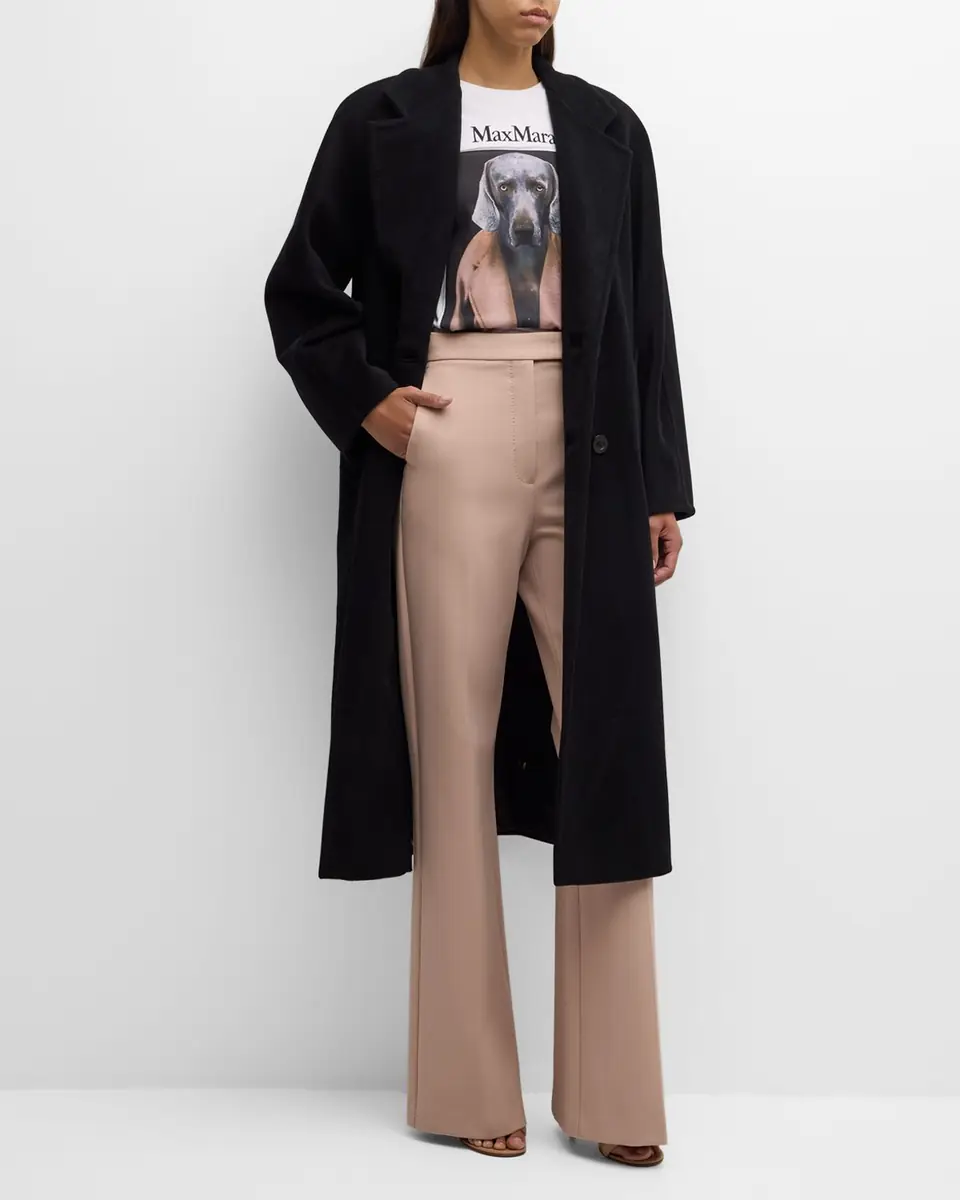 Max Mara Wool-Cashmere Belted Madame Coat | Thumbnail 3 Max Mara Wool-Cashmere Belted Madame Coat | Thumbnail 3