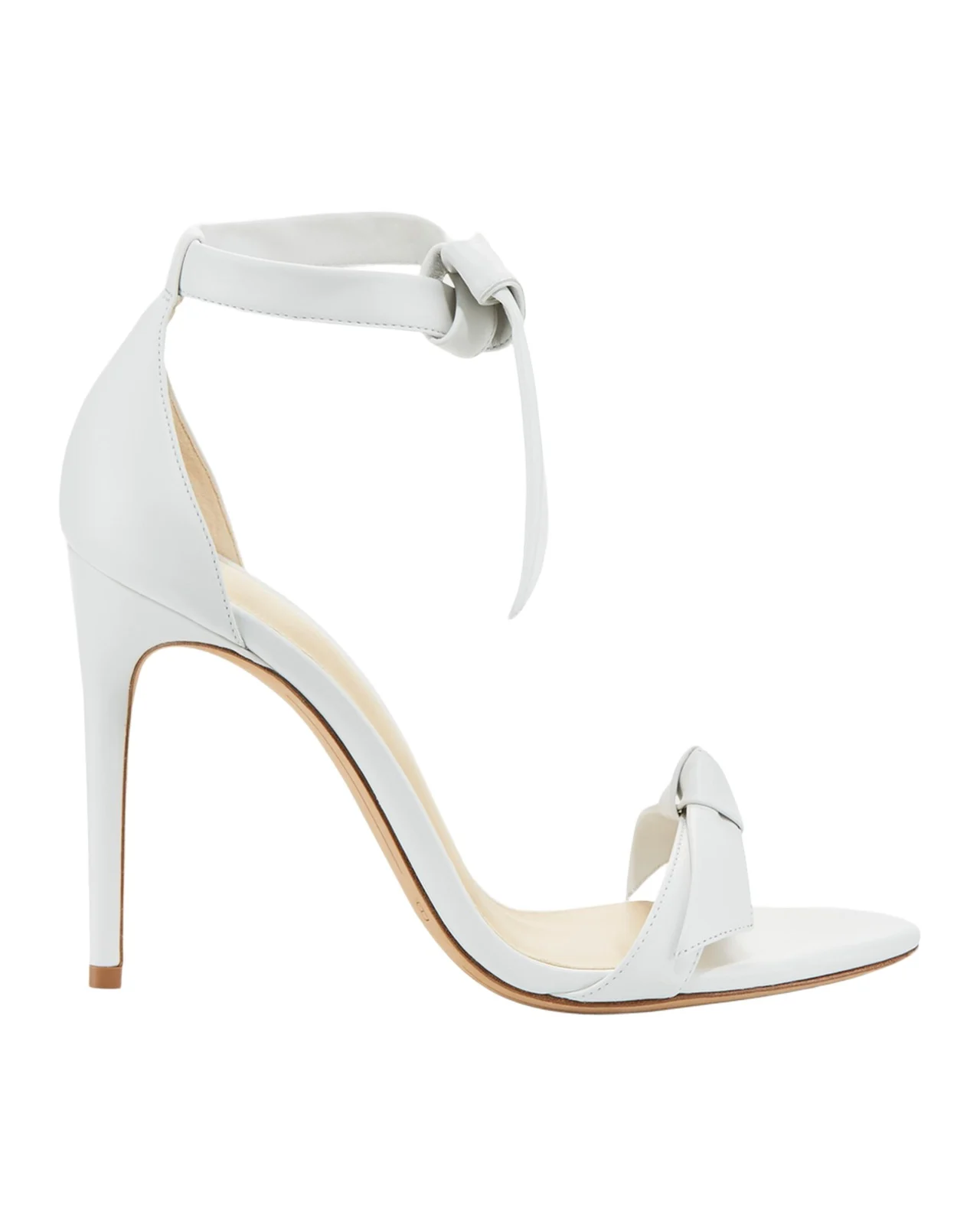Clarita Knotted Leather High-Heel Sandals Clarita Knotted Leather High-Heel Sandals
