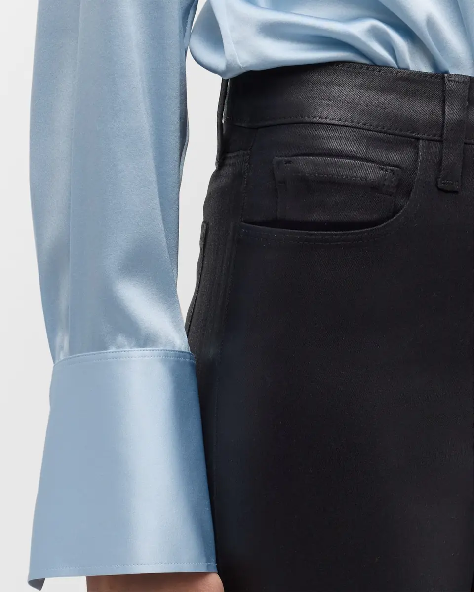 L'Agence Marguerite Coated Modal Denim High-Rise Skinny Jeans | Thumbnail 5 L'Agence Marguerite Coated Modal Denim High-Rise Skinny Jeans | Thumbnail 5