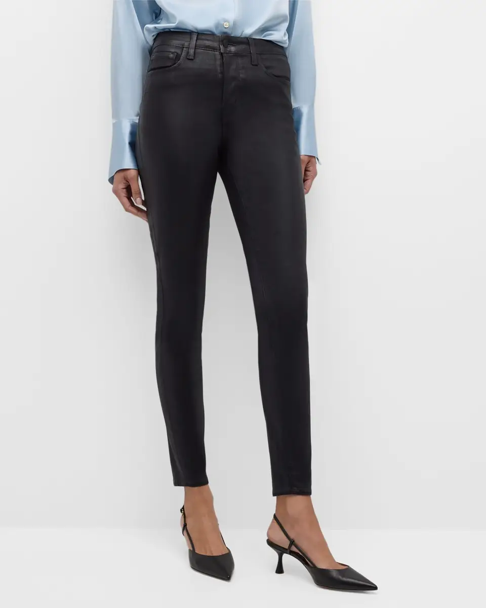 L'Agence Marguerite Coated Modal Denim High-Rise Skinny Jeans | Thumbnail 7 L'Agence Marguerite Coated Modal Denim High-Rise Skinny Jeans | Thumbnail 7