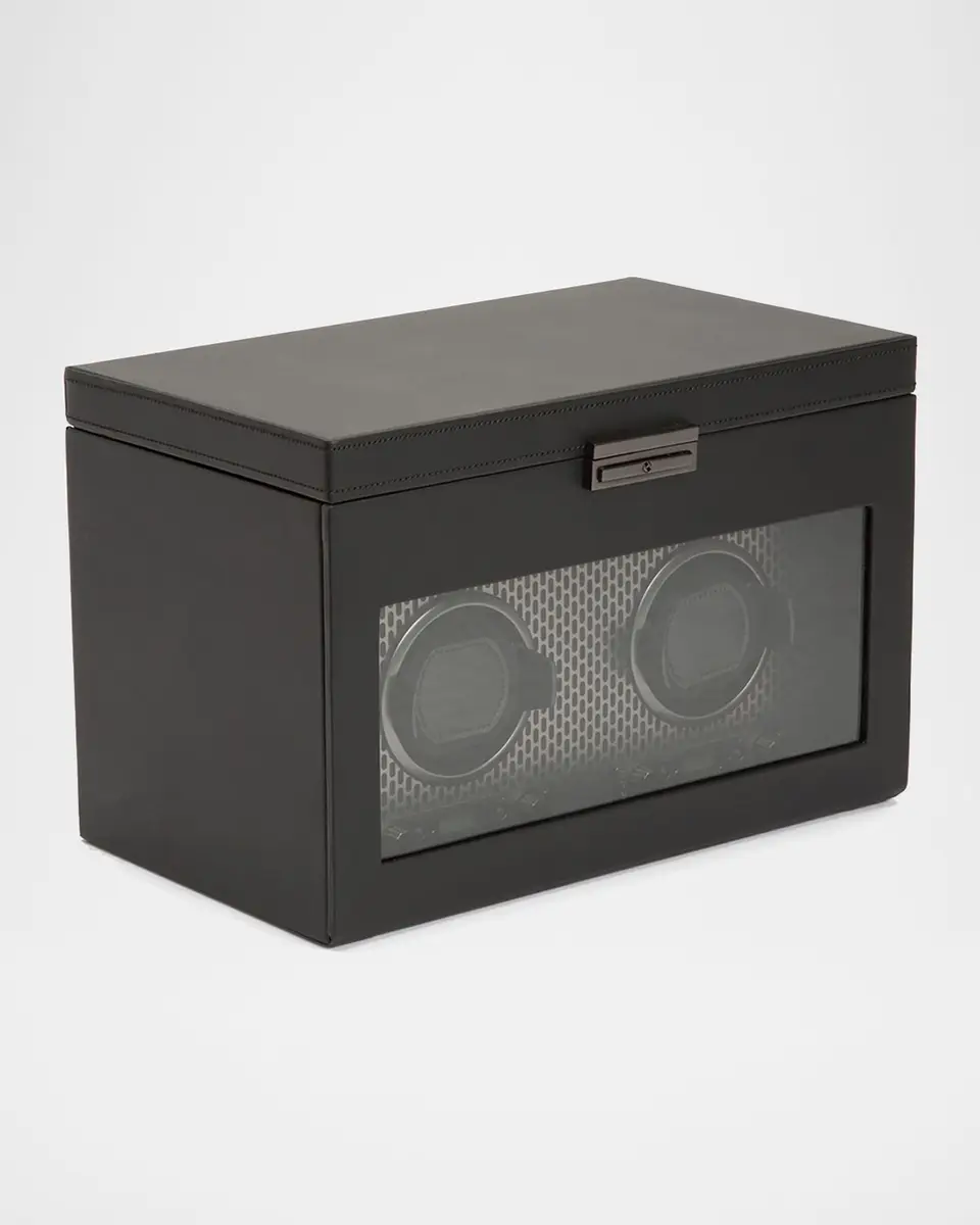 Wolf Axis Double Watch Winder with Storage | Thumbnail 4 Wolf Axis Double Watch Winder with Storage | Thumbnail 4