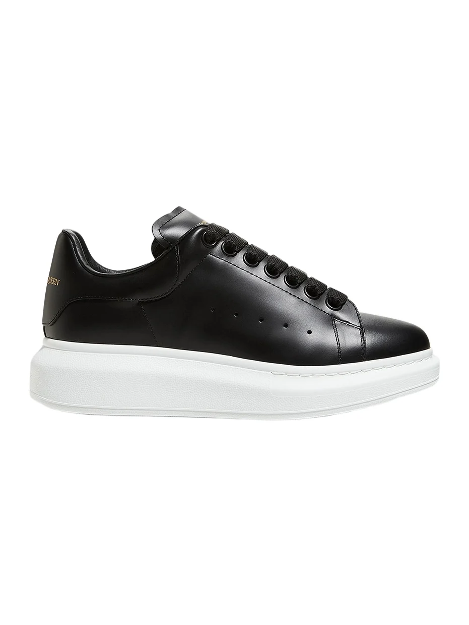 Alexander McQueen Women's Women's's Oversized Embossed Logo Leather Sneakers