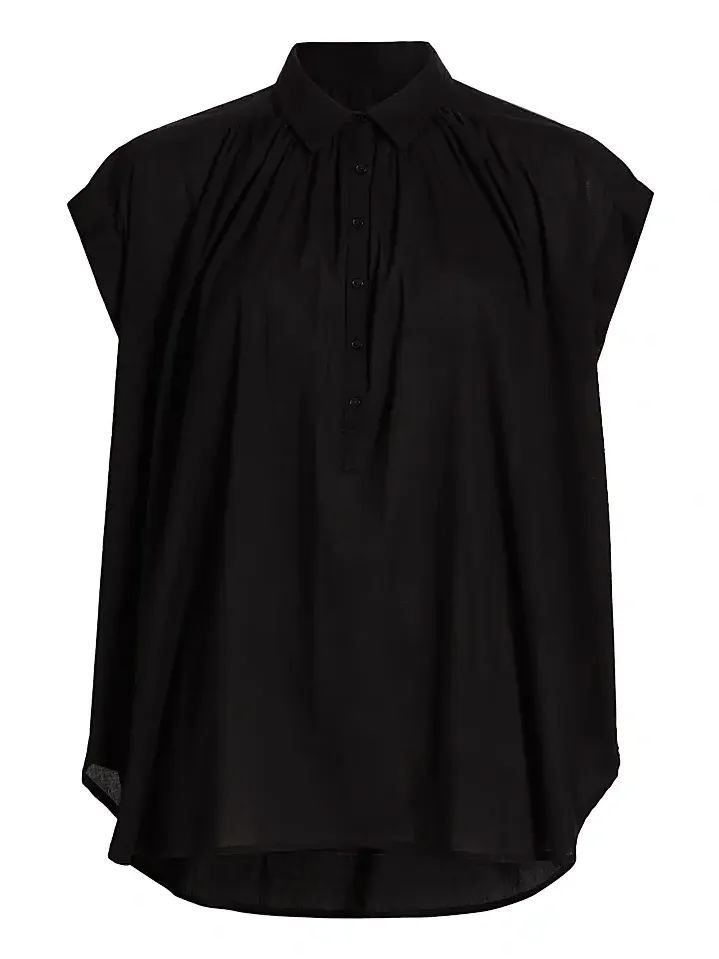 Women's Normandy Pleated Blouse Women's Normandy Pleated Blouse