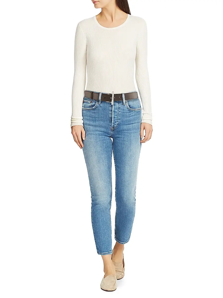 Alexander McQueen Women's Sling Leather Belt | Thumbnail 2
