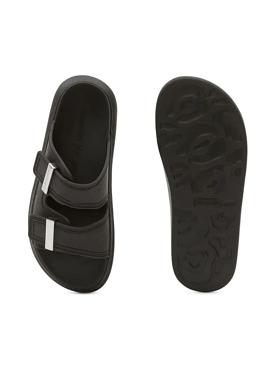 Alexander McQueen Men's Hybrid Double-Buckle Sandals | Thumbnail 2 Alexander McQueen Men's Hybrid Double-Buckle Sandals | Thumbnail 2