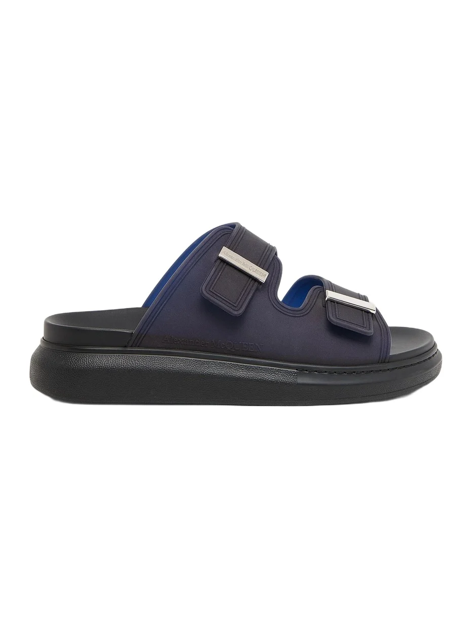 Alexander McQueen Men's Hybrid Double-Buckle Sandals