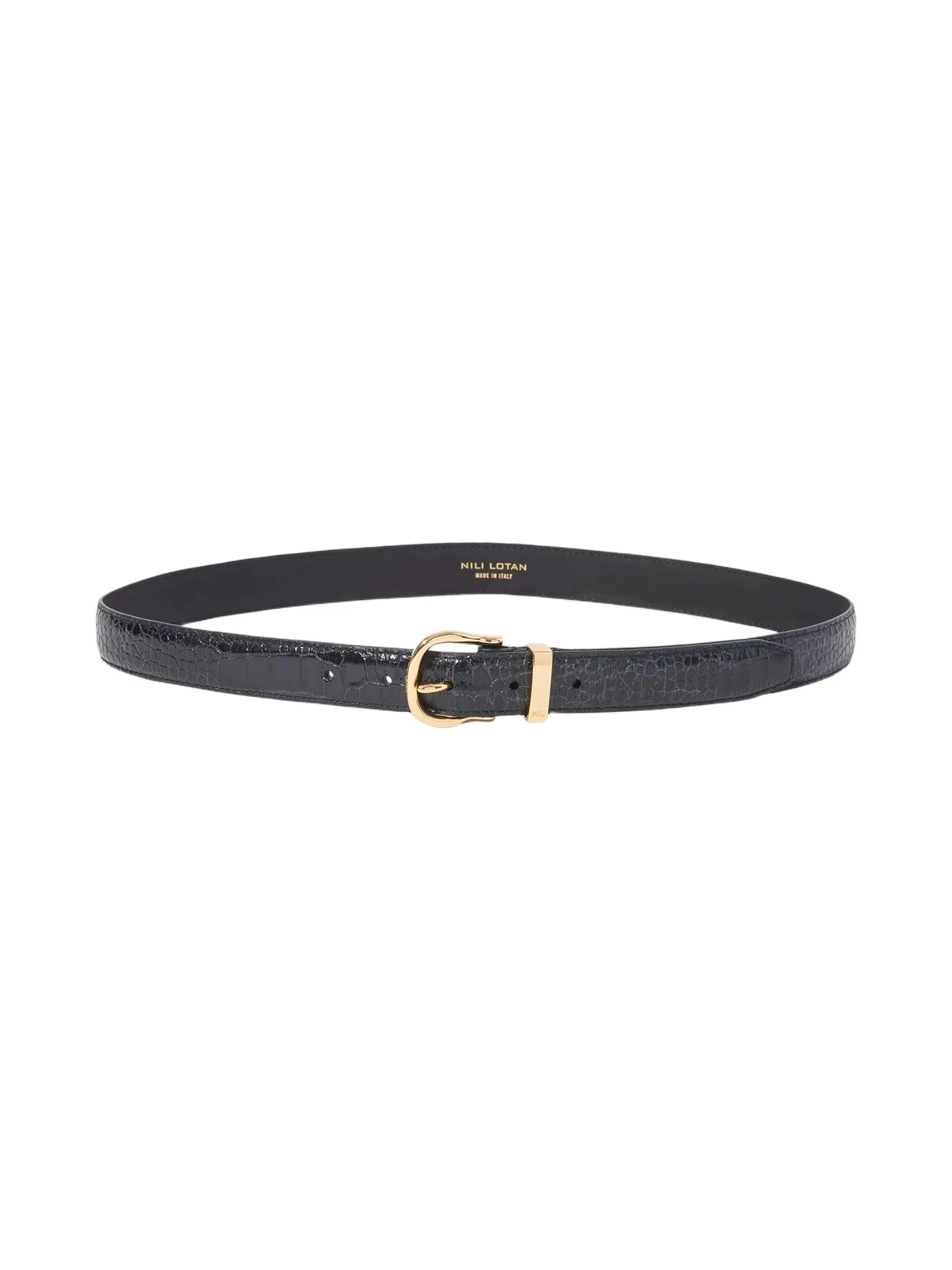 Nili Lotan Women's Louise Slim Leather Belt