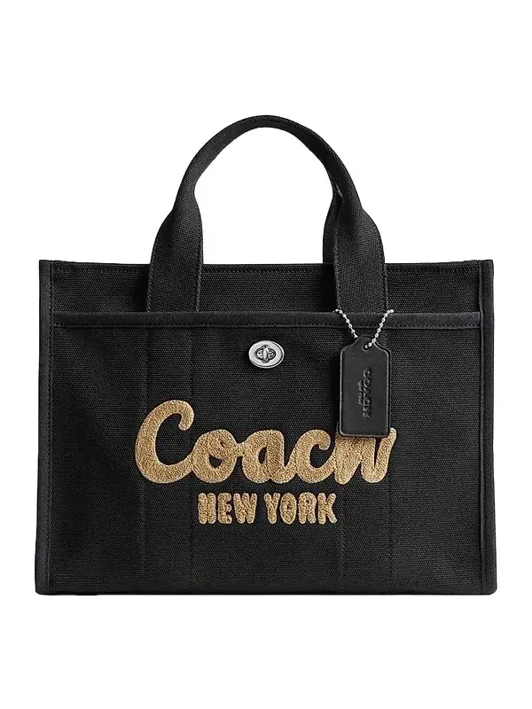 Women's Cargo Canvas & Leather Tote Bag