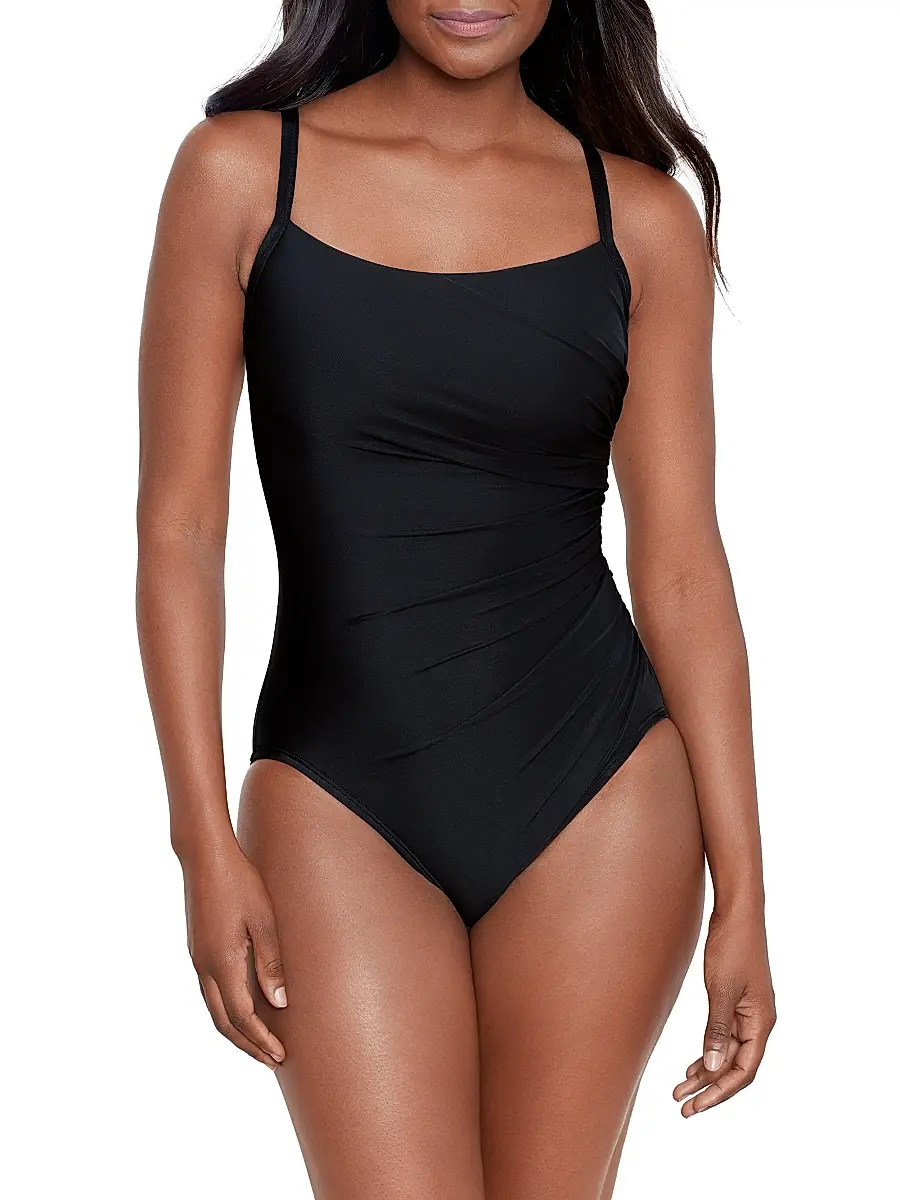 Miraclesuit Swim Women's Starr Gathered One-Piece Swimsuit | Thumbnail 2