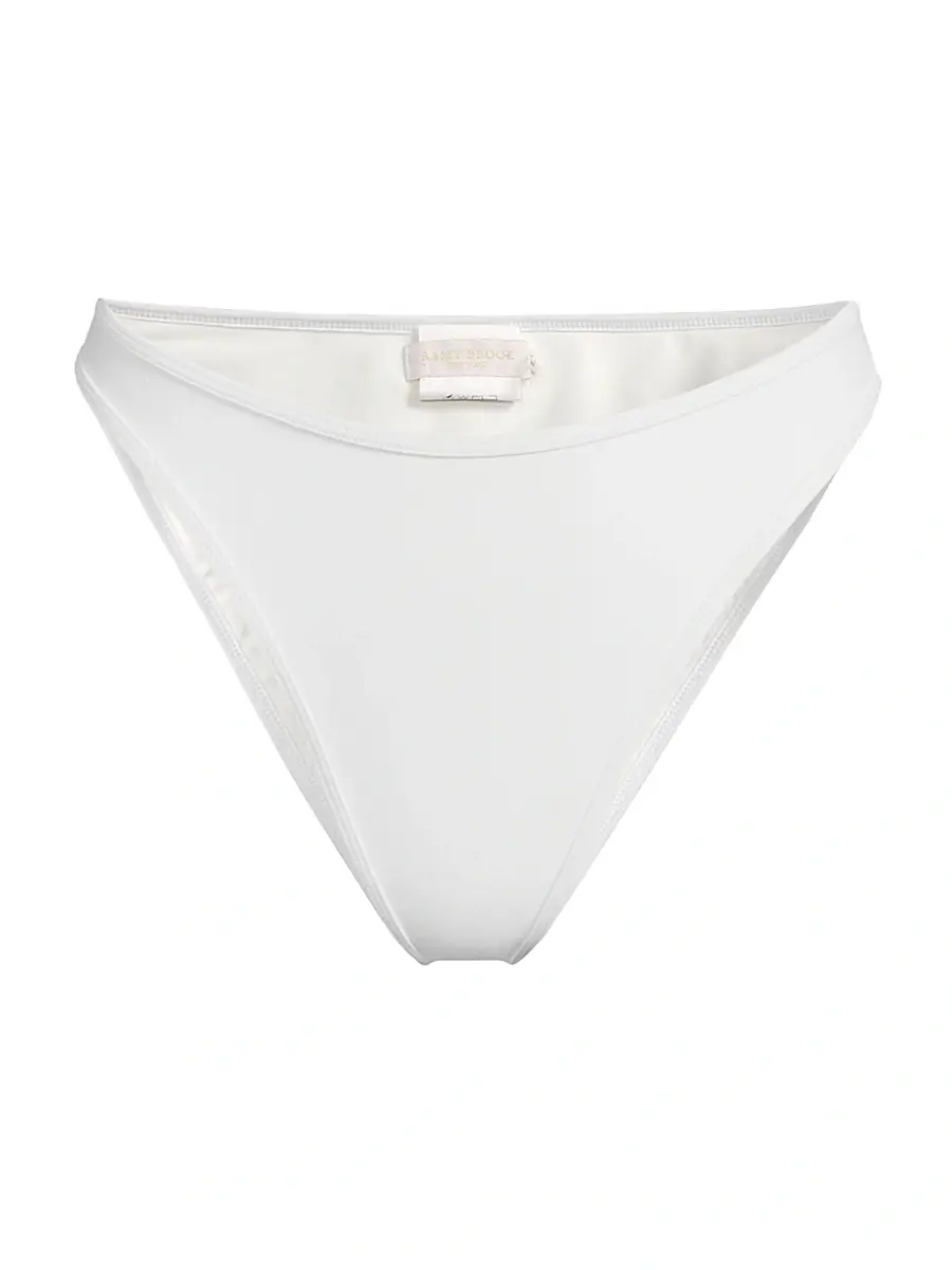 Ramy Brook Women's Isla High-Leg Bikini Bottom - White - Size XL | Image 1 Ramy Brook Women's Isla High-Leg Bikini Bottom - White - Size XL | Image 1