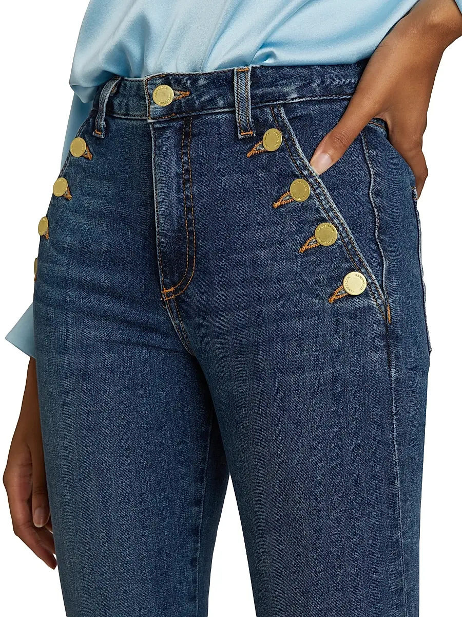 Ramy Brook Women's Helena High-Rise Flare Jeans | Thumbnail 6 Ramy Brook Women's Helena High-Rise Flare Jeans | Thumbnail 6