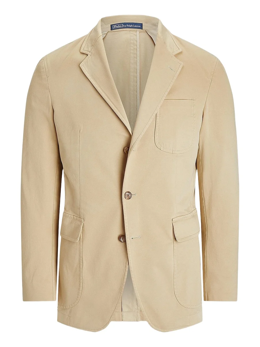 Men's Garment-Dyed Cotton Two-Button Suit Jacket Men's Garment-Dyed Cotton Two-Button Suit Jacket