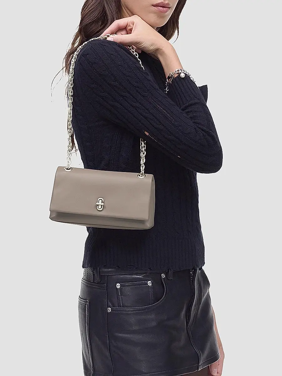 Marc Jacobs Women's The Dual Chain Wallet - Cement | Thumbnail 3