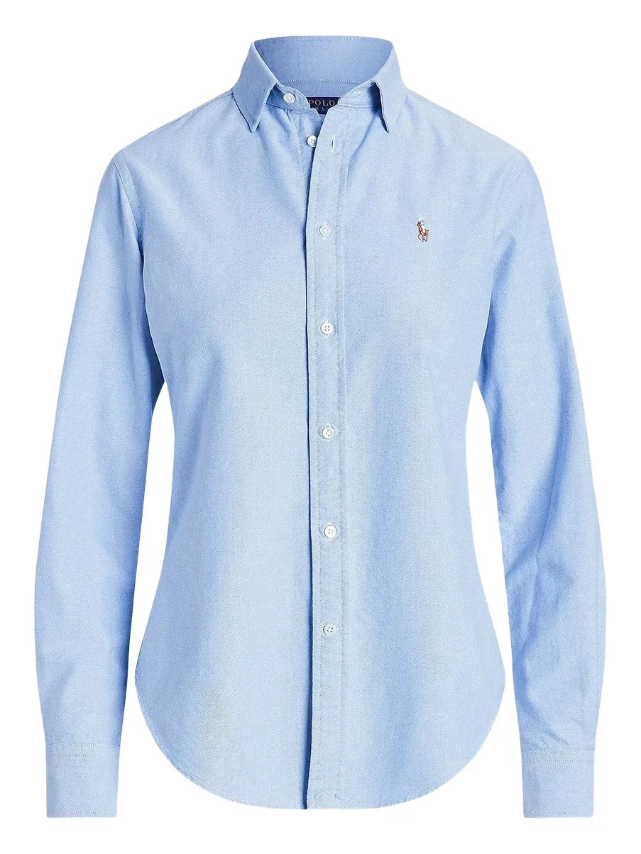 Women's Slim-Fit Cotton Oxford Shirt Women's Slim-Fit Cotton Oxford Shirt