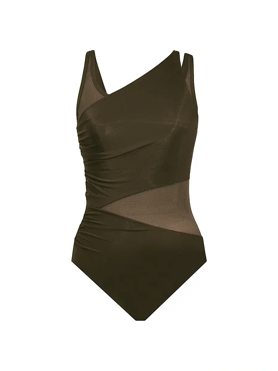 Miraclesuit Swim Women's Illusionist Azura One-Piece Illusionists Swimsuit - Nori - Size 16 | Image 1 Miraclesuit Swim Women's Illusionist Azura One-Piece Illusionists Swimsuit - Nori - Size 16 | Image 1