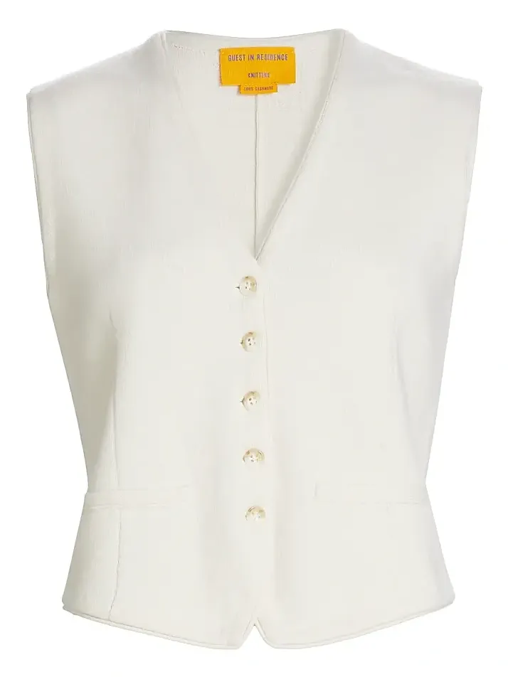 Women's Cashmere Knit Tailored Vest Women's Cashmere Knit Tailored Vest