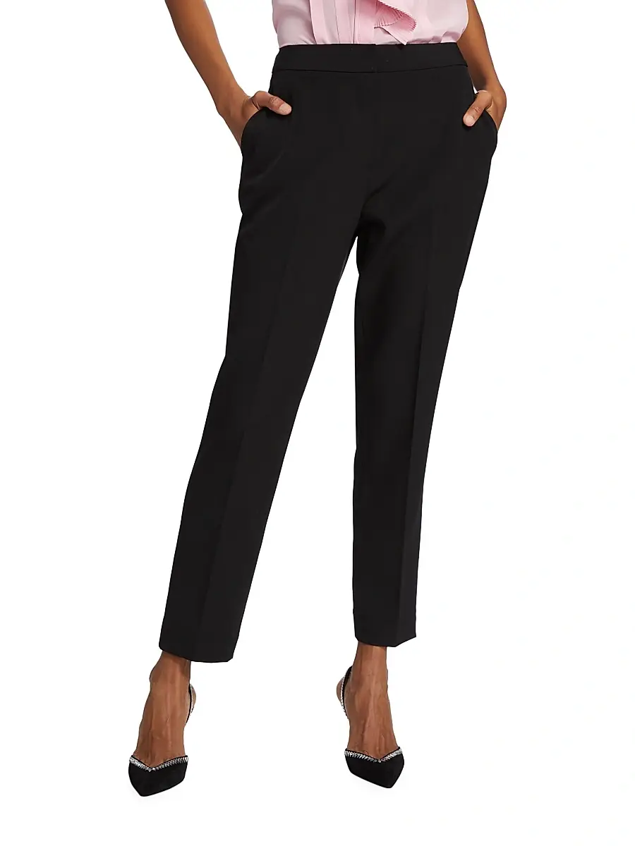Elie Tahari Women's The Ava Straight-Leg Ankle Pants | Thumbnail 3 Elie Tahari Women's The Ava Straight-Leg Ankle Pants | Thumbnail 3