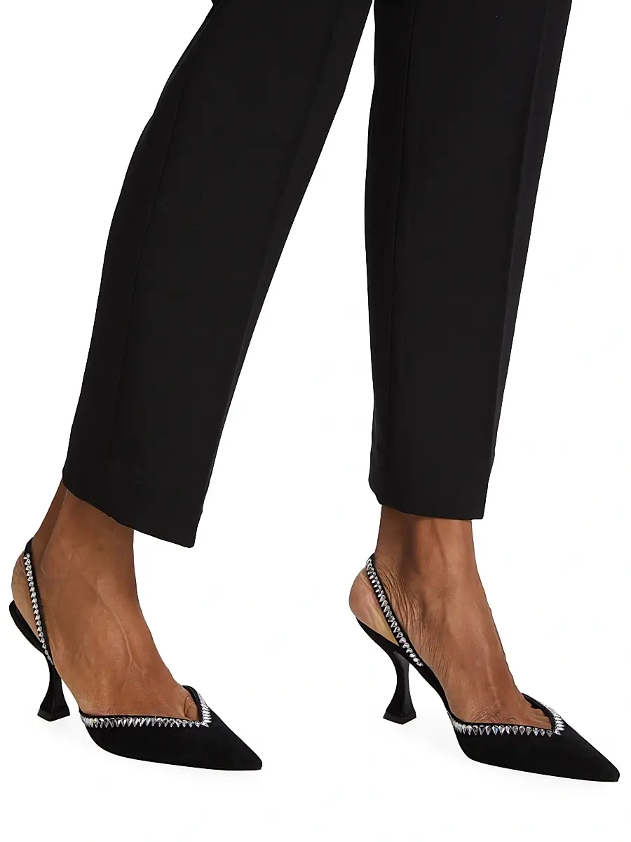 Elie Tahari Women's The Ava Straight-Leg Ankle Pants | Thumbnail 6 Elie Tahari Women's The Ava Straight-Leg Ankle Pants | Thumbnail 6