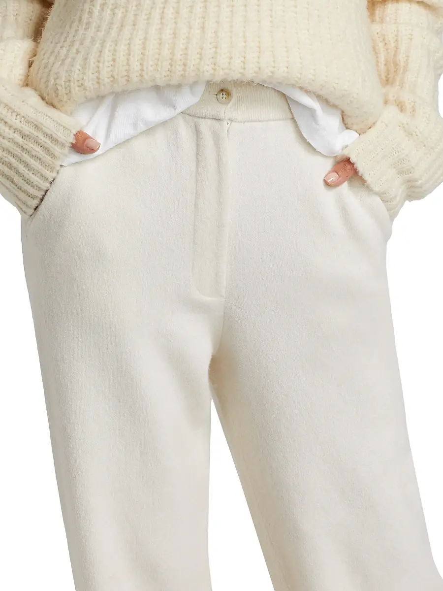 Guest In Residence Women's Cashmere Tailored Wide-Leg Pants | Thumbnail 6 Guest In Residence Women's Cashmere Tailored Wide-Leg Pants | Thumbnail 6
